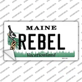 Rebel Maine Novelty Sticker Decal