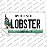Lobster Maine Novelty Sticker Decal