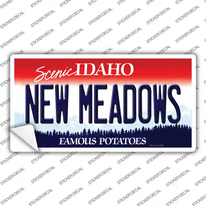 New Meadows Idaho Novelty Sticker Decal