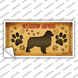 Australian Shepherd Novelty Sticker Decal