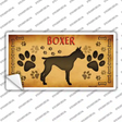 Boxer Novelty Sticker Decal