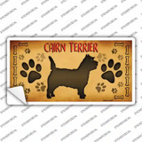 Cairn Terrier Novelty Sticker Decal