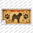 Chinese Shar Pei Novelty Sticker Decal