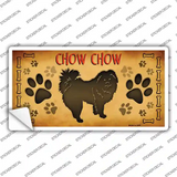 Chow Chow Novelty Sticker Decal