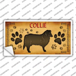 Collie Novelty Sticker Decal