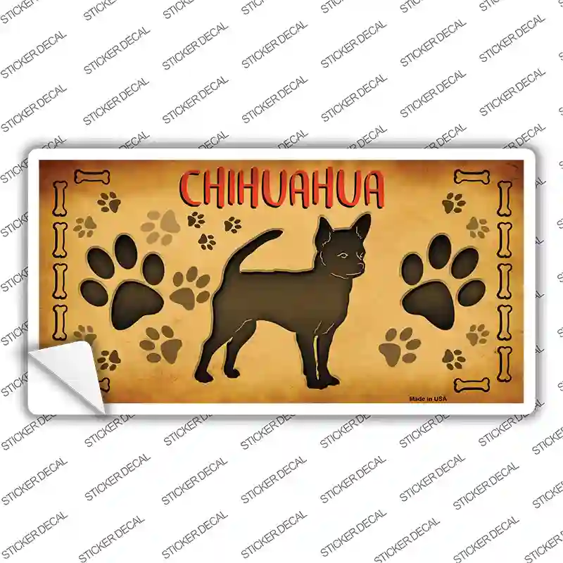 Chihuahua Novelty Sticker Decal