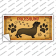 Dachshund Novelty Sticker Decal