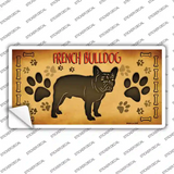 French Bulldog Novelty Sticker Decal