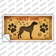 Great Dane Novelty Sticker Decal