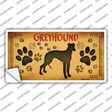 Greyhound Novelty Sticker Decal