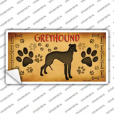Greyhound Novelty Sticker Decal