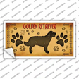 Golden Retriever Novelty Sticker Decal