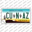Cu N Az Novelty Sticker Decal
