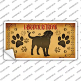 Labrador Retriever Novelty Sticker Decal
