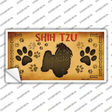 Shih Tzu Novelty Sticker Decal