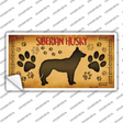 Siberian Husky Novelty Sticker Decal