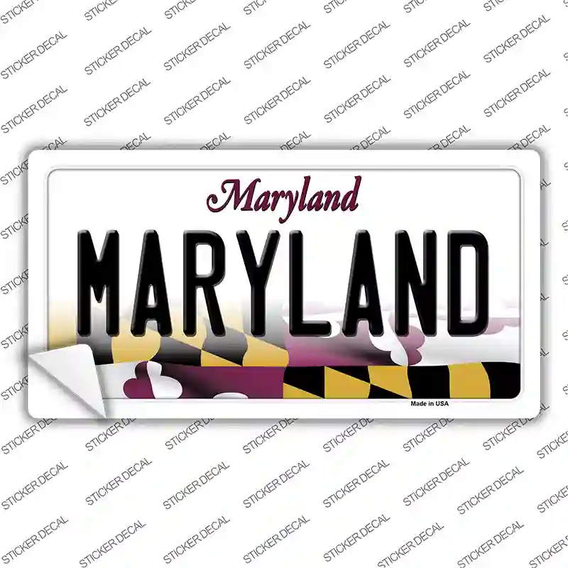 Maryland Novelty Sticker Decal