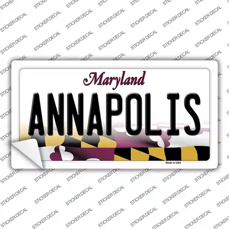 Annapolis Maryland Novelty Sticker Decal