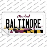 Baltimore Maryland Novelty Sticker Decal