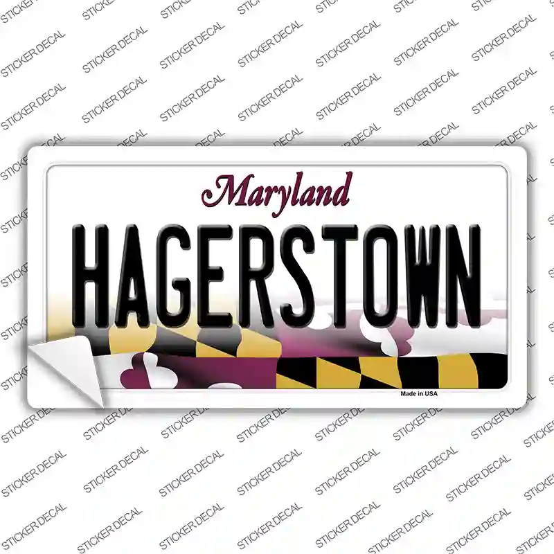 Hagerstown Maryland Novelty Sticker Decal