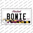 Bowie Maryland Novelty Sticker Decal