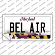 Bel Air Maryland Novelty Sticker Decal