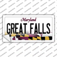 Great Falls Maryland Novelty Sticker Decal