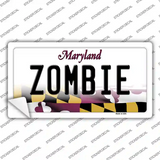 Zombie Maryland Novelty Sticker Decal