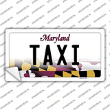 Taxi Maryland Novelty Sticker Decal