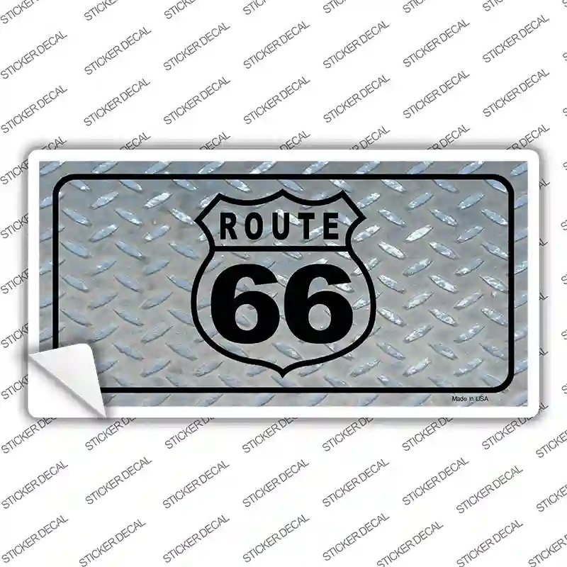 Route 66 Shield Diamond Novelty Sticker Decal