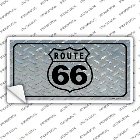 Route 66 Shield Diamond Novelty Sticker Decal