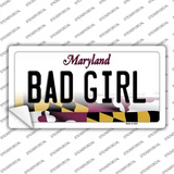 Bad Girl Maryland Novelty Sticker Decal