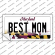 Best Mom Maryland Novelty Sticker Decal