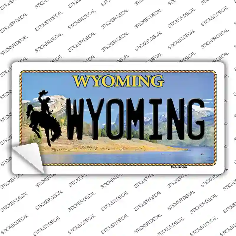 Wyoming Novelty Sticker Decal