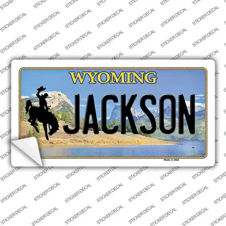 Jackson Wyoming Novelty Sticker Decal
