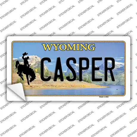 Casper Wyoming Novelty Sticker Decal