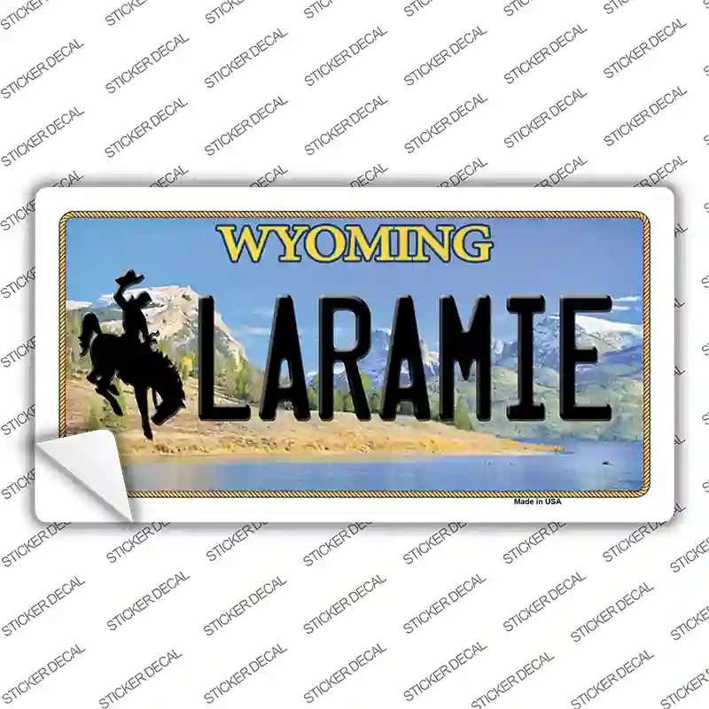 Laramie Wyoming Novelty Sticker Decal