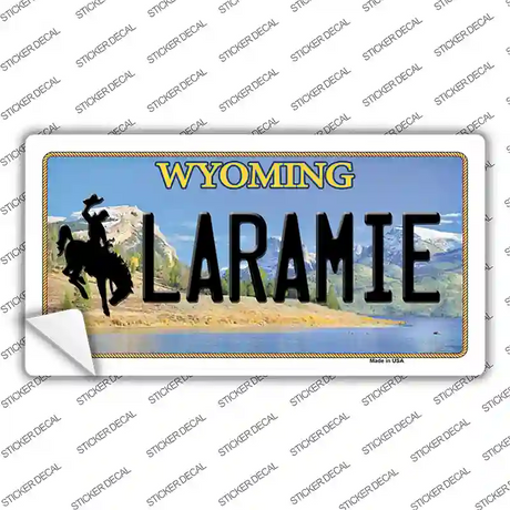 Laramie Wyoming Novelty Sticker Decal