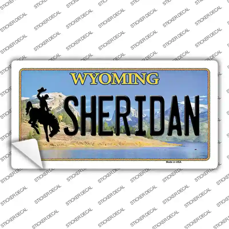 Sheridan Wyoming Novelty Sticker Decal