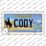 Cody Wyoming Novelty Sticker Decal