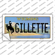 Gillette Wyoming Novelty Sticker Decal