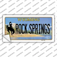 Rock Springs Wyoming Novelty Sticker Decal