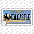 New Castle Wyoming Novelty Sticker Decal