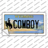 Cowboy Wyoming Novelty Sticker Decal