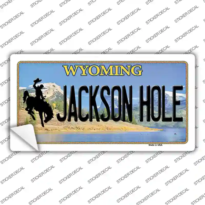 Jackson Hole Wyoming Novelty Sticker Decal