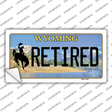 Retired Wyoming Novelty Sticker Decal