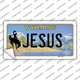 Jesus Wyoming Novelty Sticker Decal