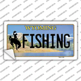 Fishing Wyoming Novelty Sticker Decal