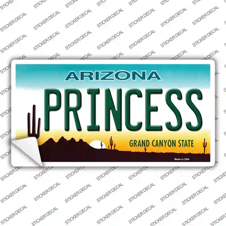 Princess Arizona Novelty Sticker Decal