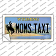 Moms Taxi Wyoming Novelty Sticker Decal